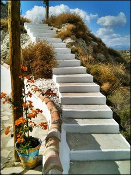 Steps outside of Bedrock