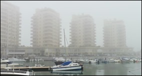 foggy Gibraltar