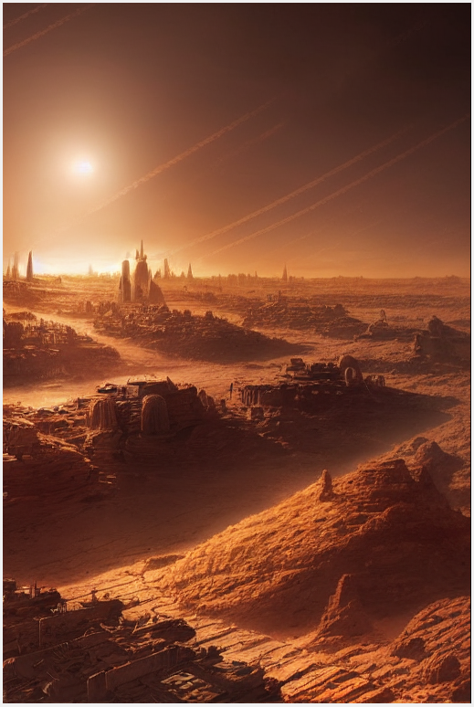 Martian city